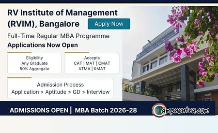 ADMISSION ALERT: RV Institute of Management Opens Admissions for MBA Batch 2026-28