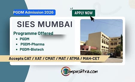 SIES Mumbai PGDM Admission 2026. Apply online SIES Mumbai PGDM Admission 2026. Apply online