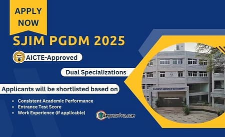 SJIM Bangalore Admission 2025. PGDM Application Open SJIM Admission 2025