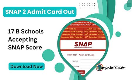 SNAP 2024 Admit Card out for Test 2 held on Dec 15 SNAP Admit card