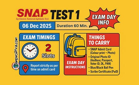 SNAP Test 1 Date 06, Dec 2025. SNAP Exam Day Instructions SNAP Test
