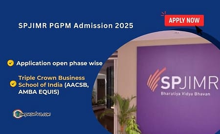 SPJIMR Mumbai PGPM Admission 2025 (Class of 2026) PGPM Admission 2025