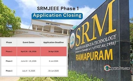 SRMJEEE 2027: SRM B Tech Placements | Engineering Application SRMJEEE Registration