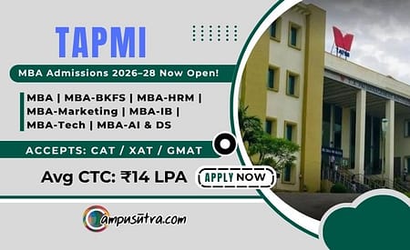 TAPMI MBA Admission 2026. Application Date Extended till Jan 27 TAPMI MBA Admissions