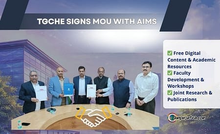 TGCHE Signs MoU with AIMS: Telangana Students to Get Free Access to 800+ Management Institution Network TGCHE Signs MoU with AIMS