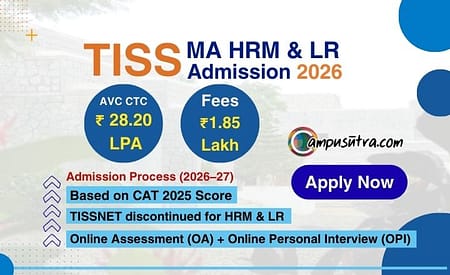 TISS MA HRM & LR Admission 2026: Application Closing Soon TISS MA HRM & LR Admission 2026