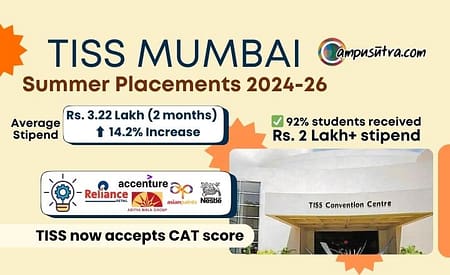 TISS Mumbai summer placements 2024 -2026 Batch summer placement