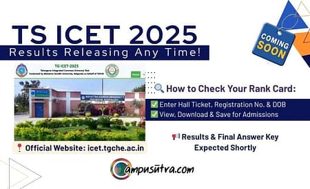 TS ICET Results 2025 Releasing Any Moment TS ICET 2025