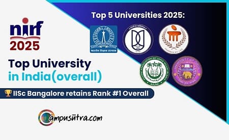 Top Universities of India as per NIRF Ranking 2025 Top University in India