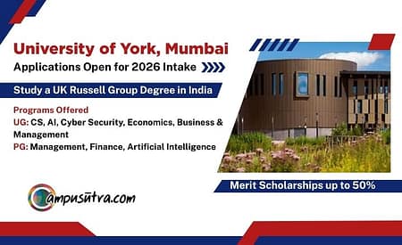 University of York, Mumbai Applications Opened for 2026 Intake University of York Mumbai Admission 2026