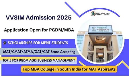 MBA Applications 2025. VVISM Hyderabad PGDM Admission