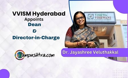 Dr. Jayashree assumes the Position of Dean and Director at VVISM Hyderabad VVSIM