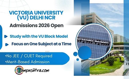 Victoria University (VU) Delhi Admission 2026 Batch Victoria University