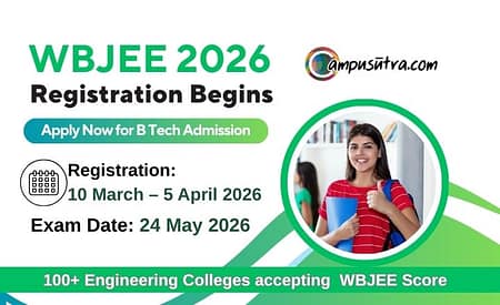 WBJEE 2026 Registration Begin, B Tech Admission in West Bengal WBJEE 2026 Registration