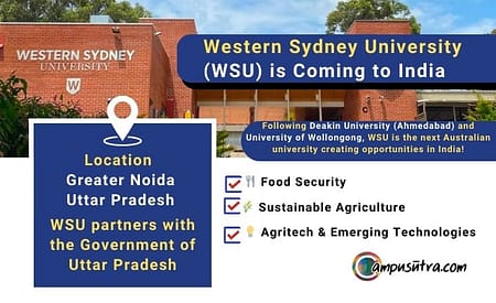 Western Sydney University of Australia to open campus in Greater Noida Western Sydney University