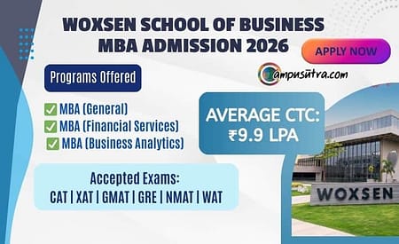Woxsen School of Business MBA Admission 2026 Woxsen School of Business MBA Admission