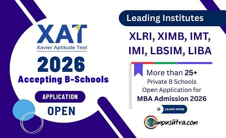 XAT Accepting B Schools Opens Application ~ XLRI, XIMB, IMT, IMI, LBSIM, LIBA XAT Accepting B Schools