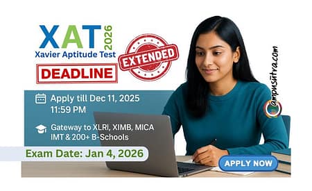 XAT 2026 deadline extended till Dec 11, 2025 XAT 2026 extended