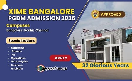 XIME PGDM Admission 2025. Applications Open Now XIME Bangalore PGDM Admission