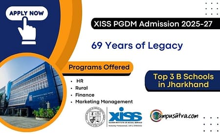 XISS Ranchi PGDM Admission 2025, Application Open Now