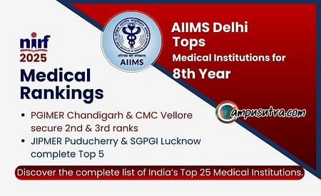 NIRF Rankings 2025: AIIMS Delhi Tops Once Again medical