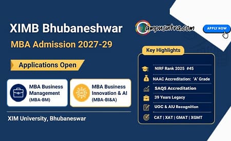 XIMB MBA Admission 2027. Application Open ximb admission 2027