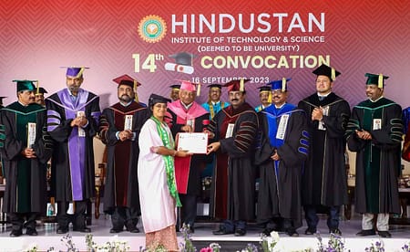 HITS, Chennai celebrates 14th Convocation Hindustan Institute of Technology and Science celebrates 14th Convocation
