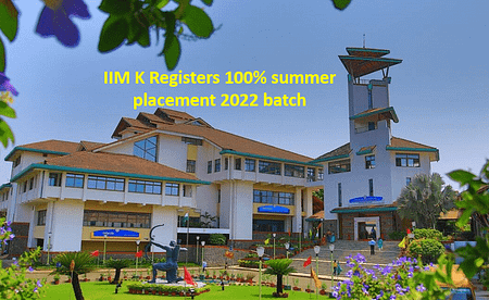IIM Kozhikode Registers 100% Summer Placement IIM Kozhikode Placement