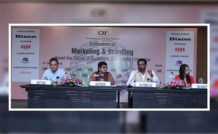 A brand needs to tell a story – Dr. Jitendra K. Das, at CII conference. CII Brand 2018