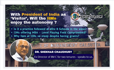 Centre to take control of IIMs – Will the Autonomy be at stake ?