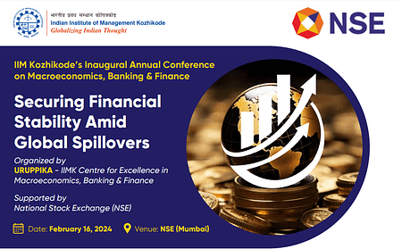 IIM Kozhikode and NSE Join Hands to Launch Inaugural Annual Conference on Macroeconomics, Banking & Finance National Stock Exchange