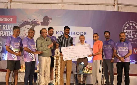 Sea of Runners: Over 4,500 Join IIM Kozhikode’s Half Marathon to Support Brain Health Calicut Half Marathon