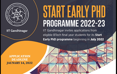 IIT Gandhinagar PhD Admission. Apply Before Jan 14, 2022 IIT Gandhi Nagar PhD