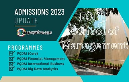 FORE Admissions 2023