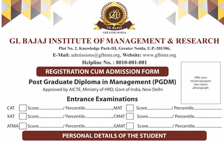 GL Bajaj PGDM Admission 2022 GL Bajaj PGDM Admission 2022