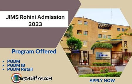 JIMS Delhi PGDM Admission 2023. Application Open pgdm Admission 2023