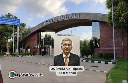 Prof. Anil Kumar Tripathi from BHU joins IISER Mohali as Director IISER director