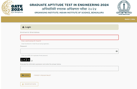 GATE 2024 Exam registration with late fee begins GATE 2024 Exam