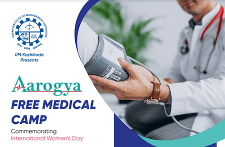 IIM Kozhikode Social Service Group Set to Organise Free Medical Camp IIM Kozhikode