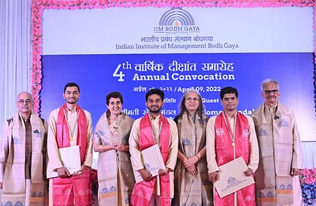 IIM Bodh Gaya concludes its 4th Convocation Ceremony for the MBA batch of 2020-22 Convocation Ceremony