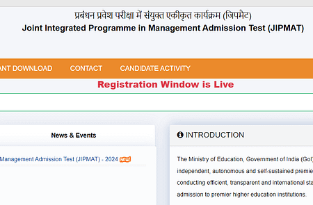 JIPMAT 2024: Exam On June 6, Registration Opens IIM Admissions