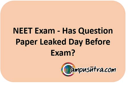 NEET UG Exam: Has Question Paper Leaked Day Before Exam? NEET Exam