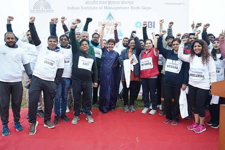 IIM BODH GAYA organised the “Marathon” as the pre-event of annual fest ELEGANTE 7.0 IIM Bodh Gaya