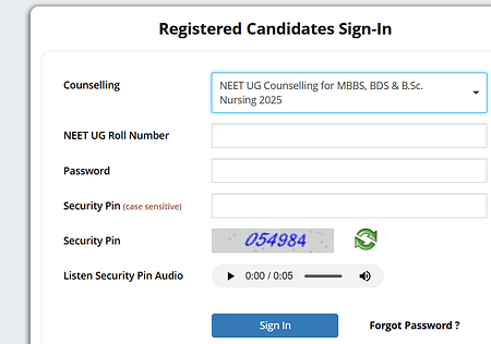 MCC Counselling 2025: Registration Begins MCC Counselling 2025