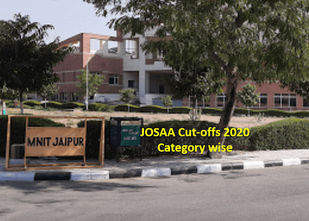 MNIT Jaipur JEE Main Cut-off 2020. JOSAA Final Closing Rank JEE Mains mnit