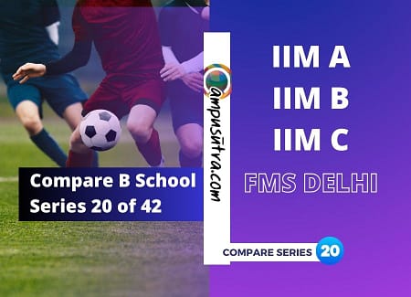 Compare MBA Colleges: IIM A vs IIM B vs IIM C vs FMS iim vs fms