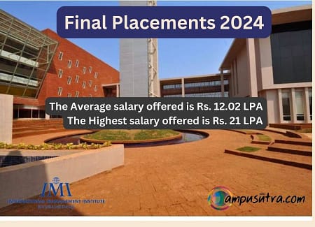 PGDM Placements 2024 – IMI Bhubaneswar Placement IMI Bhubaneswar Placement
