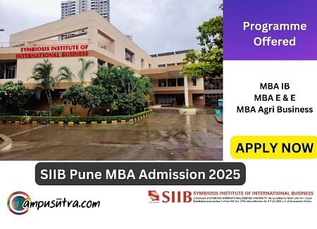SIIB Pune MBA Admission 2025. Application Open