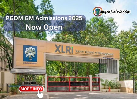 XLRI Jamshedpur Opens Application PGDM GM Admissions 2025 XLRI Admission 2025