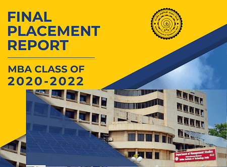 DMS IIT Delhi MBA Placement 2022 IIT MBA Placement